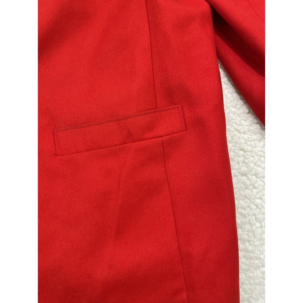 Vintage Pendleton Womens Plus 22W 100% Virgin Wool Coat Blazer Red Academia USA - Picture 5 of 16